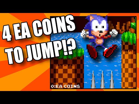 Sonic, but it's made by EA Games (Sonic the Hedgehog Rom Hack)