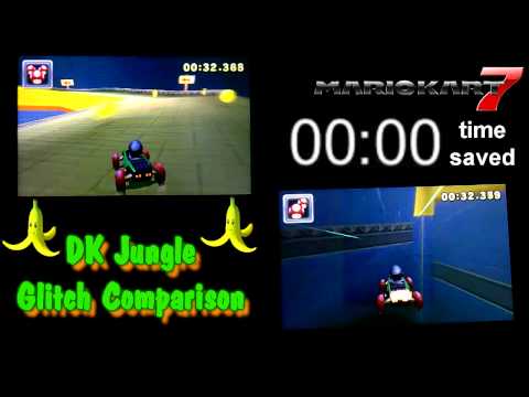 [MK7] DK Jungle Glitch Comparison