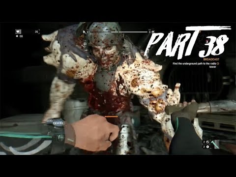 Huge Zombie Fight! - DYING LIGHT Walkthrough Gameplay Part 38