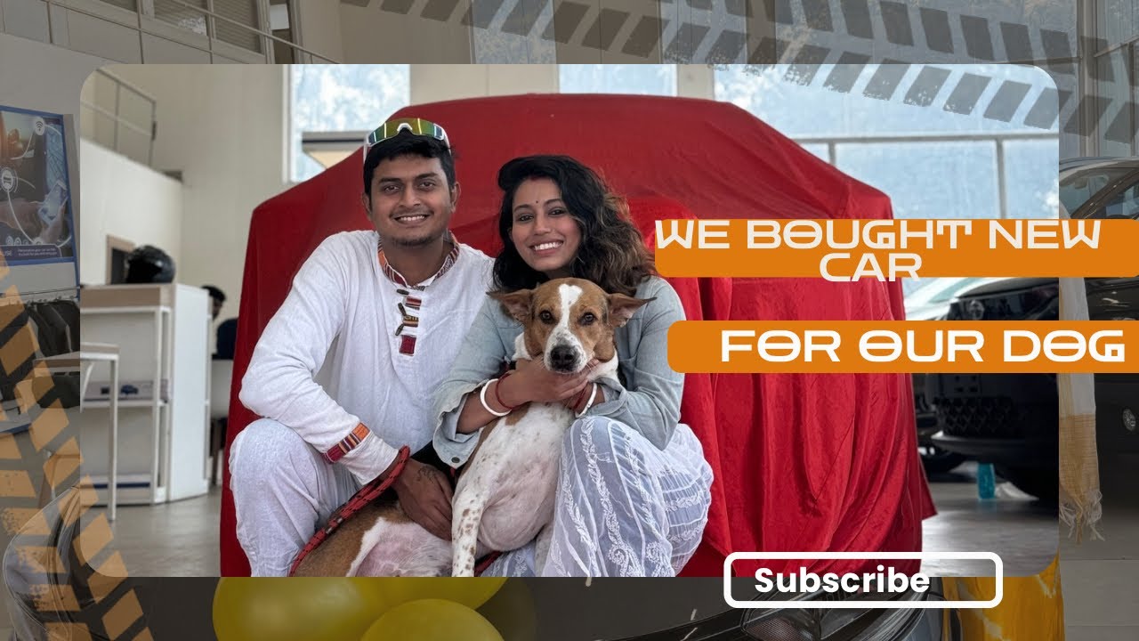 DOG K LIYE Naya car le liya | TATA TIAGO 2025 model delivery day| #newcardelivery #tata