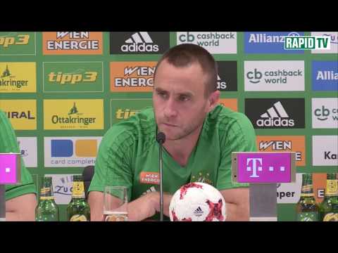 Pressekonferenz nach Rapid vs Altach