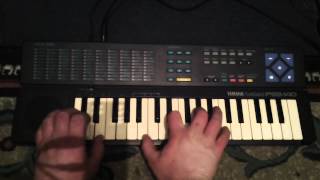 Yamaha PSS-140 PortaSound Keyboard Part 1/2. 100 Voices & Features