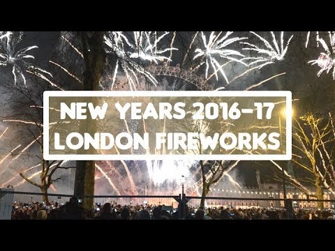 London Firework Finale New Years Eve 2016-2017