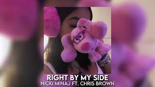 right by my side - nicki minaj ft. chris brown [sped up]