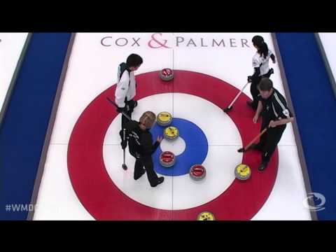 CURLING: WMDCC 2013 Group B NZL vs JAP - HIGHLIGHTS