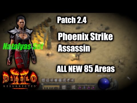 ALL new lvl 85 Areas Martial Arts Phoenix Strike Assassin - PTR 2.4 Diablo 2 Resurrected
