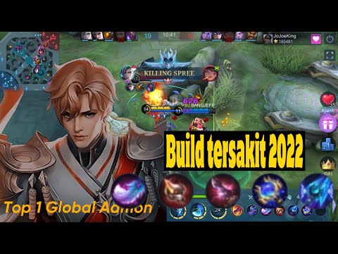Gameplay Top 1 Global Aamon Mobile Legends || Demagenya ngerii build tersakit 2022