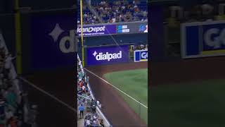 Nice barehanded catch by the fan! ????