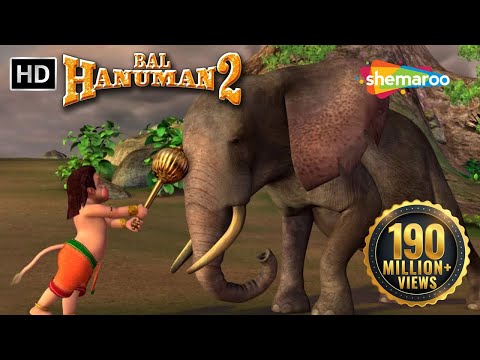 Popular Animated Movie - Bal Hanuman 2 - Bal Hanuman Vs The Elephants