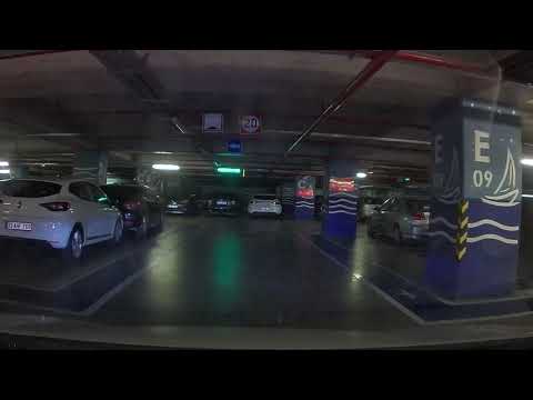 Huge 5 Floor Mall's Underground Parking Garage Exploring Awsome Entrance