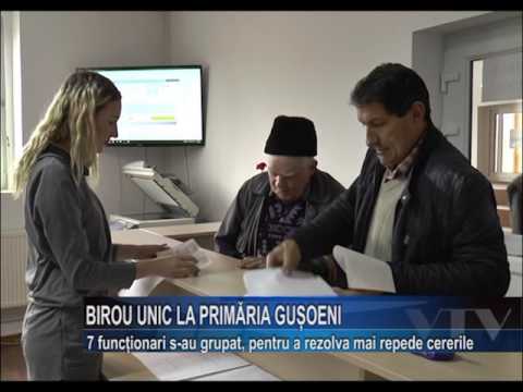 BIROU UNIC LA PRIMARIA GUSOENI
