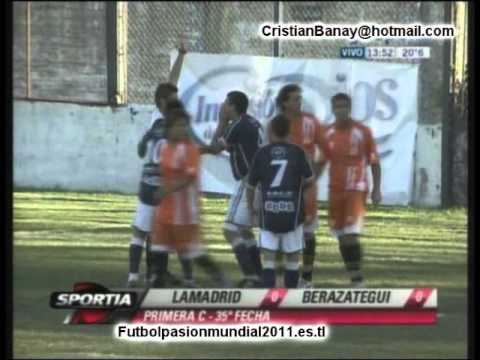 Lamadrid 0 Berazategui 0 Primera c 2010-11 (Resumen del partido)