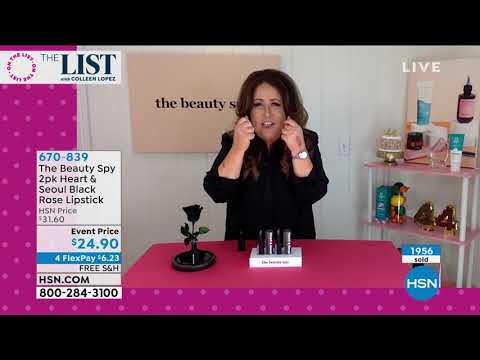 The Beauty Spy 2pack Heart   Seoul Black Rose Lipstick