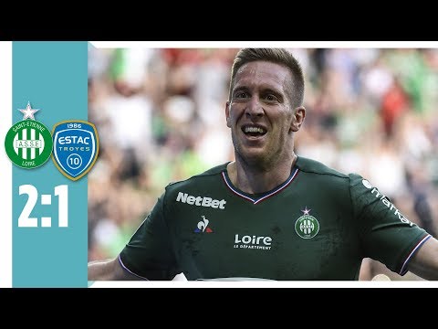 Beric-Doppeltreffer dreht das Spiel | AS St. Etienne - ES Troyes AC 2:1