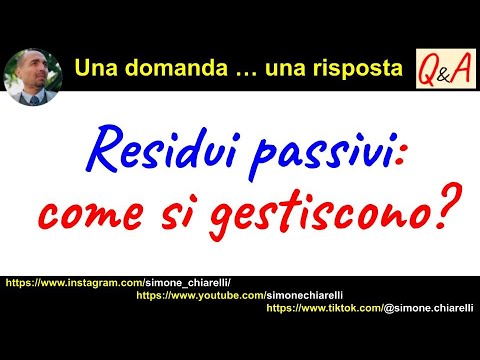 Q&A: How are passive residues managed? (December 4, 2022)