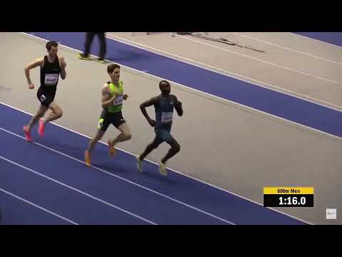 Tibo De Smet sets Belgium 800m indoor record 1:45.04