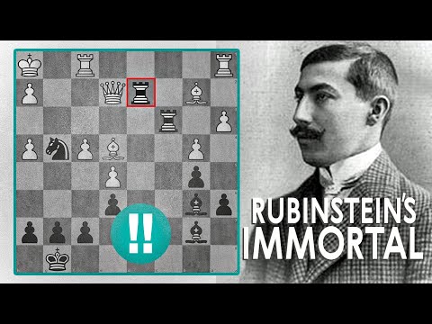 Georg Rotlewi vs. Akiba Rubinstein, Lodz 1907 [Rubinstein's Immortal]