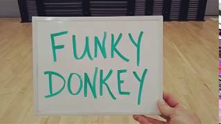 60sec Scoot : FUNKY DONKEY Line Dance Lesson
