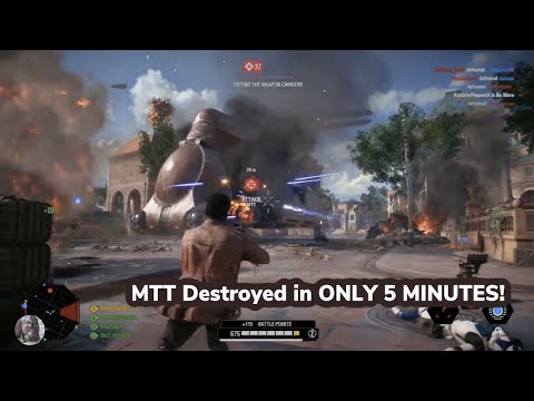 MTT Destroyed in ONLY 5 MINUTES! PS5 Galactic Assault Gameplay | Star Wars Battlefront 2