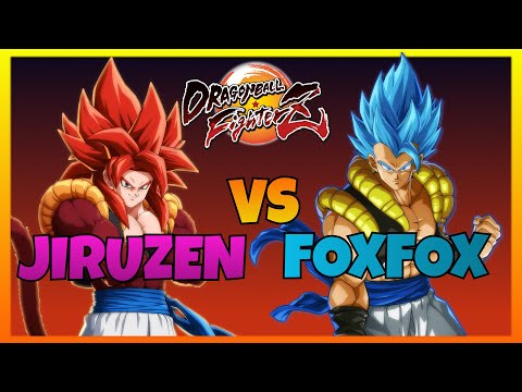 DBFZ - JIRUZEN vs FOXFOX gameplays (Gogeta 4, Android 21, Trunks vs Fusion Bros, Adult Gohan)