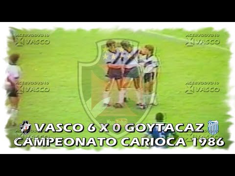 Vasco x Goytacaz - Carioca 1986 (TG) "Homenagem ao Nosso Eterno Ídolo Roberto Dinamite"