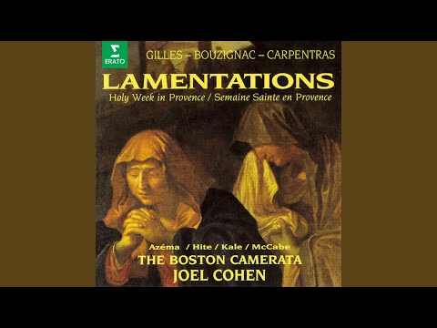 Gilles, Jean : Première lamentation pour le mercredy saint au soir