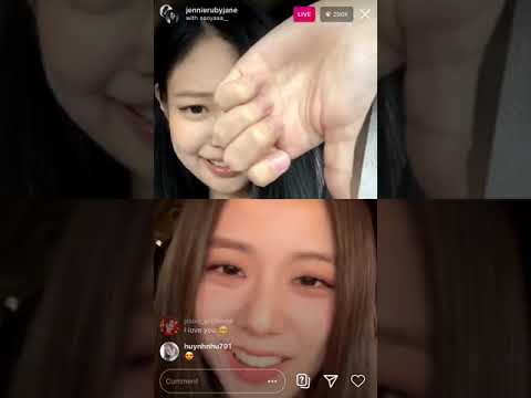 BLACKPINK JENNIE  jennierubyjane  ig live (200705)