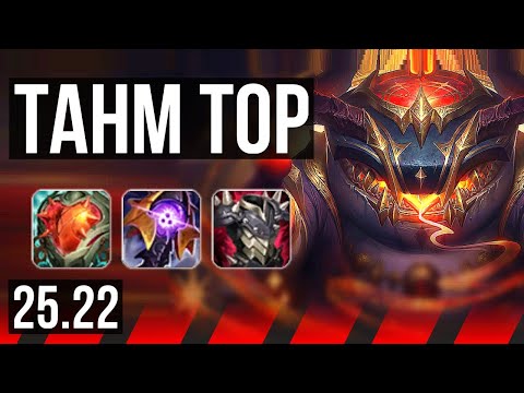 TAHM KENCH vs TRUNDLE (TOP) | 6k comeback, 1400+ games, 7/3/16, Dominating | EUW Master | 25.22