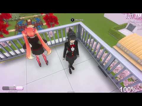 Befriending Osana in yandere simulator