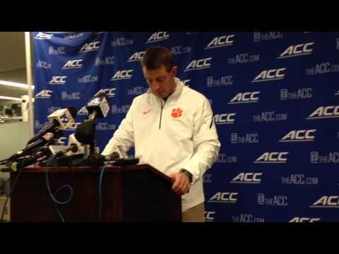 TigerNet.com - Dabo Swinney 2014 Georgia Tech postgame presser - part 1