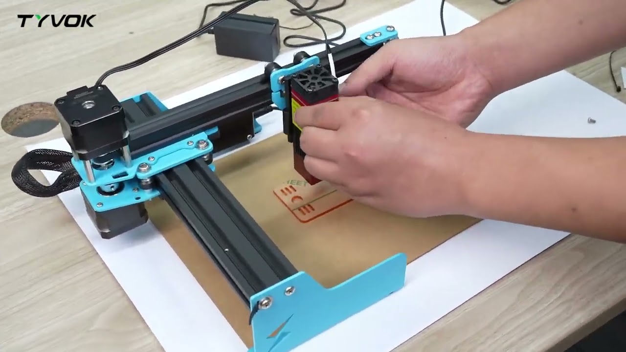 TYVOK A1 Mini official quick start and first engraving test