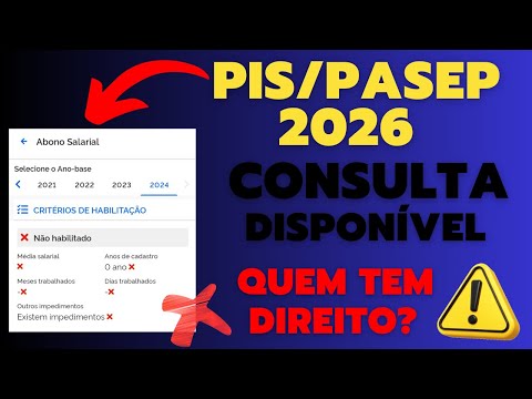 ATTENTION! The date for the 2026 PIS/PASEP consultation has already been confirmed.