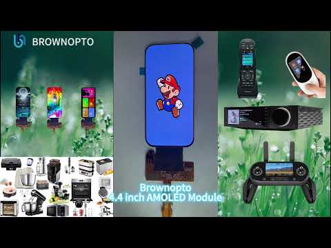 4.4 inch AMOLED Display Module BR440102-A1 with Touch | 568×1210 MIPI Interface Video Cover