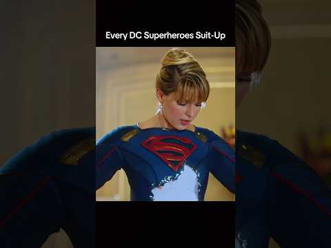 Every DC Superheroes Suit-Up ☠️ #shorts