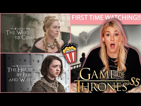 GAME OF THRONES S5:1-2 | "THE WARS TO COME" & "THE HOUSE OF BLACK AND WHITE" | REACTION