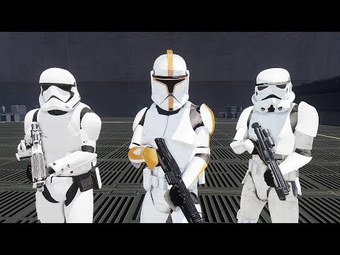 Clones VS First Order VS Imperal Stormtroopers - EPIC ARMA