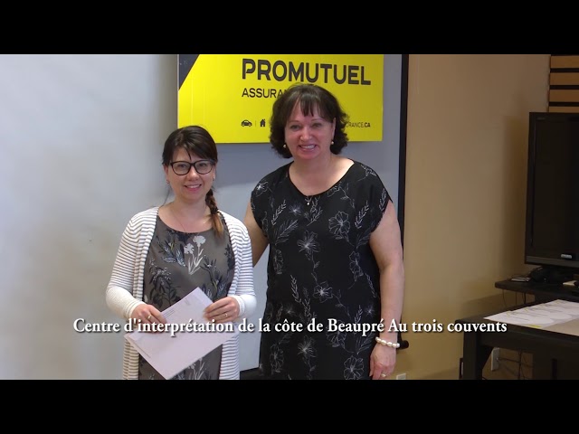 Conférence de presse – Remise de bourses et certificats par Promutuel