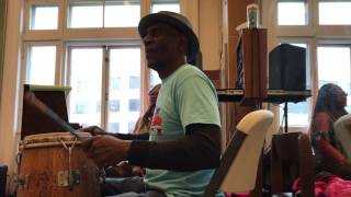 Zeke Neele & Laure Fleurentin teach Haitian dance style at Alonzo King Lines studio