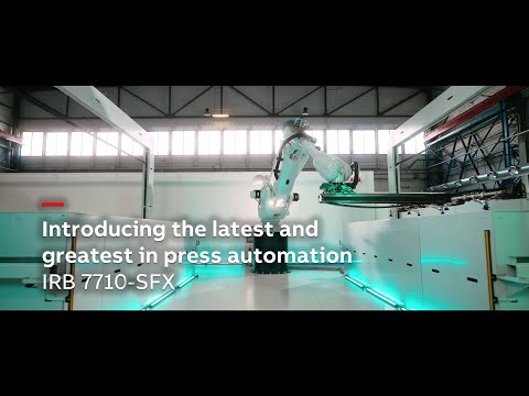 Press Automation with IRB 7710-SFX | Hybrid Explainer | ABB Robotics