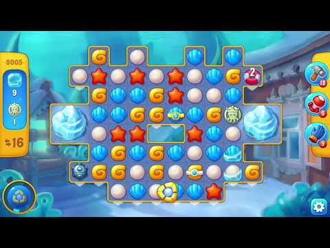 [FISHDOM Walkthrough] Level 8005