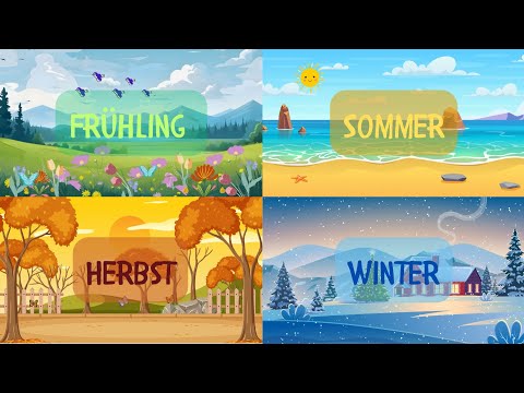 LUNANU - Frühling, Sommer, Herbst und Winter (Deutsches Kinderlied zum Mitsingen) 🌸🌞🍂❄️