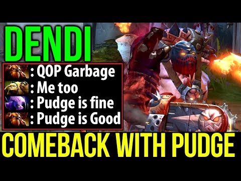 Dendi [Pudge] Comeback is Real - Dondo Roaming Pudge Dota2