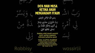 Download lagu Doa Nabi Musa Ketika Akan Menghadapi Fir'aun #doa #doaseharihari mp3