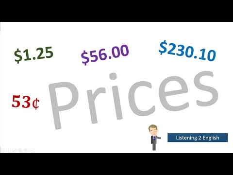 Reading prices in English