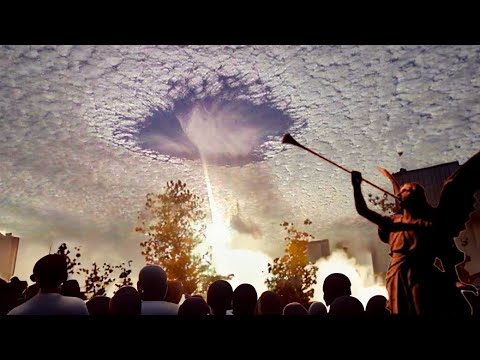 Apocalyptic trumpets sound in the sky, they recorded it. Not recommended for nervous people.