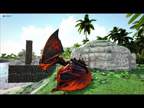 ARK survival evolved Crystalisles E01.(1) Pugnacia Parados | Taming a Neolithic Tapejara