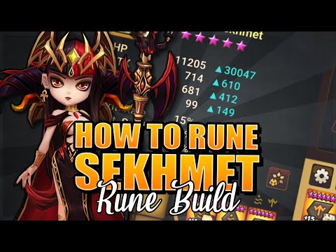 SUMMONERS WAR 💥 Ich Rune mir Sekhmet - HOW TO RUNE Sekhmet für die Welt Arena (Deutsch/German)