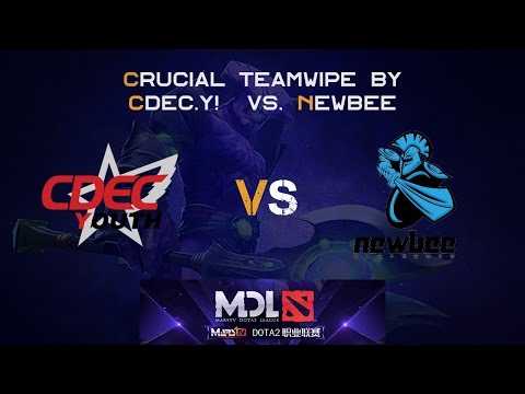 Crucial Teamwipe by CDEC.Y vs. Newbee @ MDL 2015 Winter