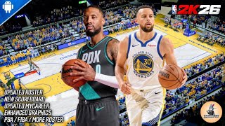 Download lagu NBA2K20 - 2K26 Updated Roster | New Scoreboard | Enhanced Graphics | Gameplay | Warriors vs Blazers mp3