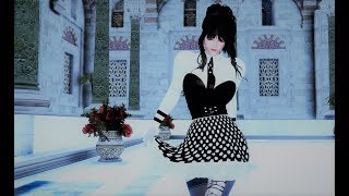 skyrim dance new hdt hair priview 4